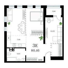 78,4 м², 2-комнатная квартира 16 470 300 ₽ - изображение 20