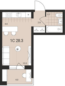 35,5 м², 1-комнатная квартира 3 520 000 ₽ - изображение 23