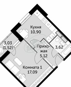 Квартира 38 м², 1-комнатная - изображение 5