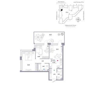 Квартира 81,6 м², 3-комнатная - изображение 1