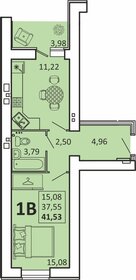 40 м², 1-комнатная квартира 3 950 000 ₽ - изображение 67