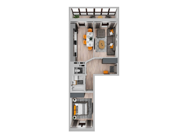 56,8 м², 2-комнатная квартира 8 477 400 ₽ - изображение 1