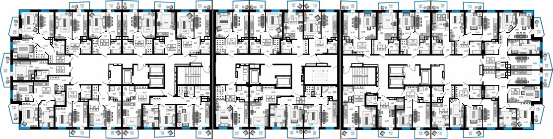 40 м², 2-комнатная квартира 3 350 000 ₽ - изображение 107