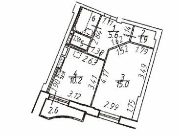 58,6 м², 2-комнатная квартира 8 400 000 ₽ - изображение 58