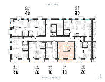 36 м², квартира-студия 9 450 000 ₽ - изображение 93