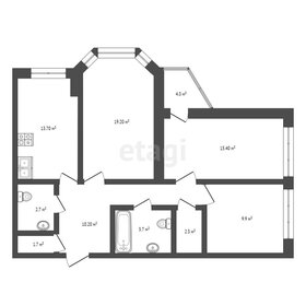 Квартира 82,1 м², 3-комнатная - изображение 2