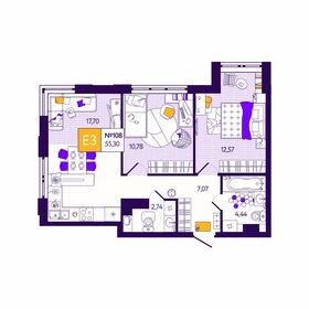 66 м², 2-комнатная квартира 6 205 779 ₽ - изображение 12