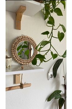 BOHEM 22cm Yuvarlak Dekoratif Ayna