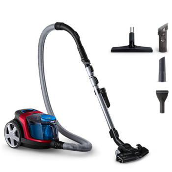 Philips PowerPro City FC9331/07 650 W Mavi-Kırmızı Toz Torbasız Süpürge