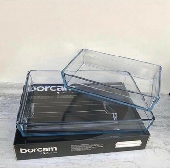 Paşabahçe Dikdörtgen Premium Büyük ve Küçük 2'li Borcam Set