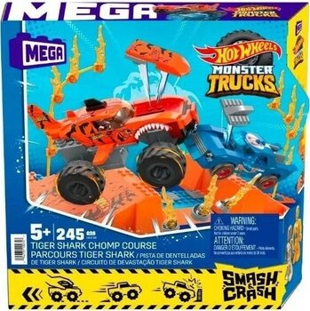 Hot Wheels HKF88 Mega™ Smash N Crash Tiger Shark +5 Yaş Çarpışma Seti