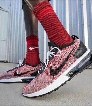 Nike Air Max Flyknit Racer Pembe 44 Erkek Spor Ayakkabı