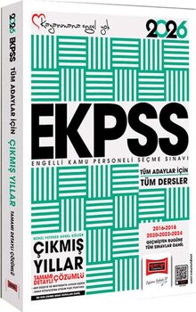 Yargı Yayınları 2026 Tüm Adaylar İçin EKPSS GK-GY Tüm Dersler (2016-2024) Çıkmış Sorular