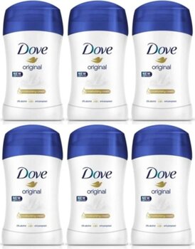 Dove Deodorant Stick Original 40 Ml X 6 Adet