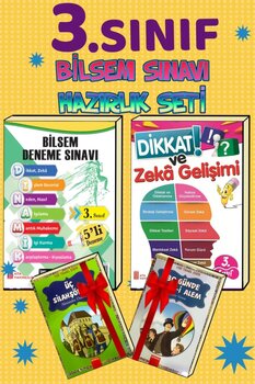 Ata Yayıncılık 3. Sınıf BİLSEM Deneme Sınavı Seti+okumayı sevdiren süper hikayeler