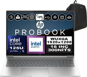 Hp Probook 460 G11 Intel Core Ultra 5 125U Ddr5 40GB 2tb SSD Intel® Aı Boost 16" Wuxga IPS Freedos Taşınabilir Bilgisayar A23BKEAF15 + Zetta Çanta