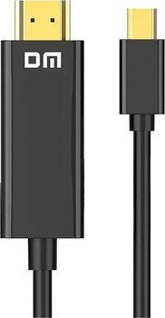 Dm CHB039 Siyah 1.8 Metre Mini Displayport to HDMI Görüntü Aktarma Kablosu