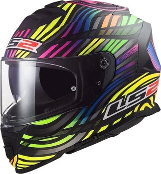 Ls2 Storm 2 Power Kask Mat Siyah - Gökkuşağı M