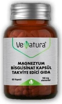 Venatura Magnezyum Bisglisinat 60 Kapsül 160Mg