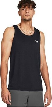 Under Armour Ua Launch Singlet Erkek Koşu Atleti 1382585-001 Siyah - M