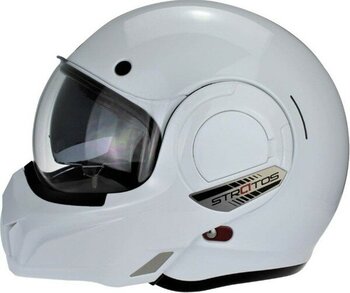 Sway Sw 907 Stratos 180 Çene Açılır Motosiklet Kaskı - XS - Beyaz