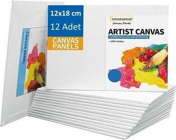 Pres Tuval 12X18 cm 12 Adet