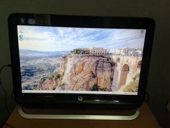 HP Pro 3420 Siyah Gümüş 1600 x 900 piksel All-in-One Bilgisayar
