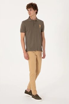 U.s. Polo Assn. Erkek Camel Pantolon Kanvas-chino 50309142-vr015 Camel 34 - 32