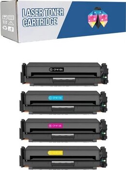 Safir Toner Hp Pro M452dn M452dw 410A-Cf410a  Cmyk 1 Set Muadil Toner