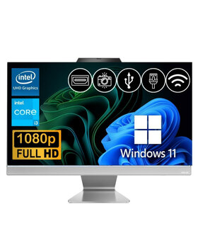 ASUS A3402WVAK-I38256W0D i3-1315U 8GB DDR5 256GB SSD 23.8 Beyaz All In One Bilgisayar