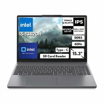Lenovo Ideapad Slim 3 15irh10 I5-13420h 8 Gb 256 Gb Ssd Uhd Graphics 15.3" Wuxga Windows 11 Home Notebook 83k1004etrat13
