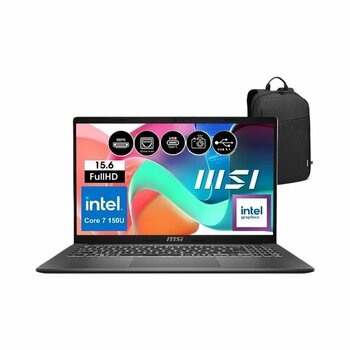 Msı Modern 15 F1mg-632Xtr Intel Core 7 150U 32Gb 512Gb Ssd Freedos 15.6" Fhd Taşınabilir Bilgisayar Snertech Çanta