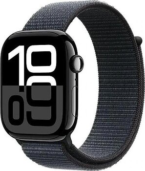 Apple Watch Series 10 GPS 46 mm Spor Loop Simsiyah Akıllı Saat