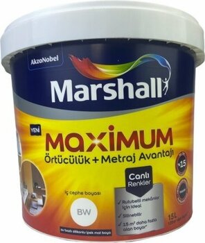 Marshall Maximum Iç Cephe Boyası Alev 15L