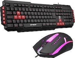 Hytech Gamy HYK-46 Kırmızı Kablolu Oyuncu Klavye Mouse Seti