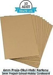 PackMai Oluklu Mukavva 50x70cm 6mm 10 Adet Karton Levha