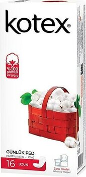 Kotex Anyday Uzun Günlük Ped 16'li