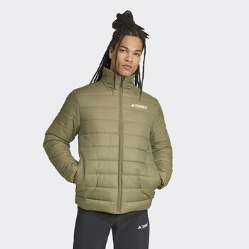 Adidas Terrex Multi Essentials Erkek Yeşil Outdoor Ceket (KB2180) - M