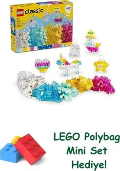 LEGO Classic Sihirli Saydam Kutu 11040 + Polybag