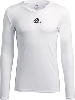 Adidas Team Base Tee Erkek Futbol Uzın Kollu Antrenman Tişörtü Gn5676 Beyaz M