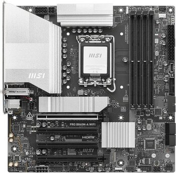 MSI PRO B860M-A WIFI 8600MHz (OC) DDR5 Soket LGA1851 M.2 HDMI DP Thunderbolt mATX Anakart