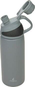 Emofom Strong Termos Matara 600 ml Paslanmaz Çelik Suluk - Gri - 0,60 lt