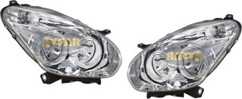 DELCO FİAT DOBLO SAĞ + SOL ÖN FAR TAKIMI MOTORLU 2010--2015