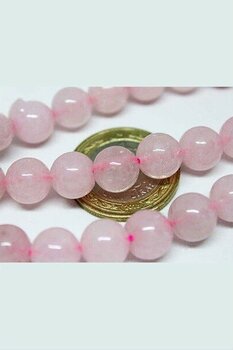 Yaşam Tohumu Pembe Kuvars Taşı 10MM/4 Adet