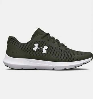 Under Armour UA Surge 3 Haki - Beyaz 42 Koşu Ayakkabısı
