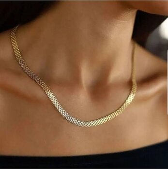 Sembol Gold Bismark 50 Cm Altın Zincir 14 Ayar 5 Mm