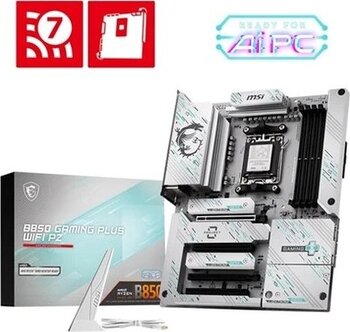 Msı B850 Gamıng Plus Wıfı7 Pz Ddr5 Hdmı-Dp Pcıe 5.0 Am5 Atx