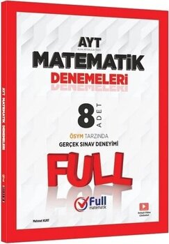 Full Matematik Yks Ayt Matematik 8 Deneme Çözümlü Full Matematik Yayınları