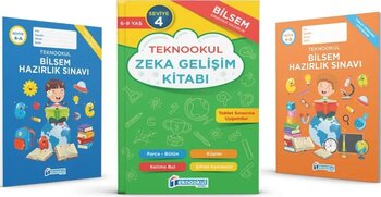 Teknookul Yayınları 1. Sınıf Bilsem Sınavı Hazırlık Seviye 4 Seti