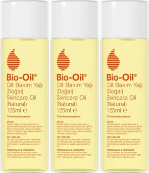 Bio-Oil %100 Natural Çatlak & Leke Karşıtı Nemlendirici Doğal Cilt Bakım Yağı 125ml (3 Lü Set)
